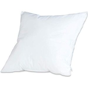 Badenia Bettcomfort hoofdkussen Trendline Comfort met katoenen bekleding, 40 x 40 cm, wit