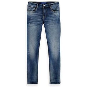 Scotch & Soda Seasonal Essentials Skim Skinny jeans voor heren, Cloud Of Smoke 1031, 31W / 30L