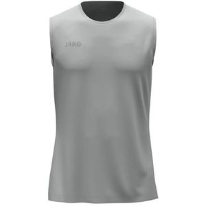 JAKO Uniseks tanktop effen, lichtgrijs, S