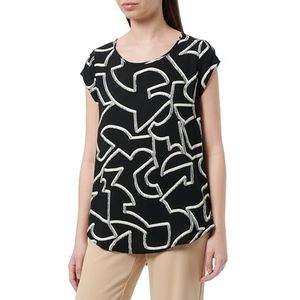 ONLY Onlnova Life S/S Top Aop Ptm Top dames,Black/Aop: 475 Great Geo,36