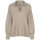 Pieces - Malou - Trui - V-hals - Lange Mouwen - Regular Fit