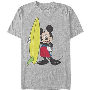 Disney Classics Mickey Classic - Mickey Surf Unisex Crew neck T-Shirt Melange grey M
