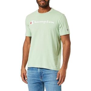 Champion Legacy American Classics-S-s Crewneck T-shirt voor heren, Verde Pastello, XXL