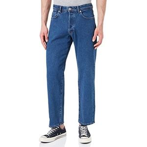 SELECTED HOMME Heren Wide Fit Jeans 220, blauw (medium blue denim), 38W x 32L