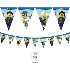 Procos 10232198 Lego City Vlagbanner, meerkleurig