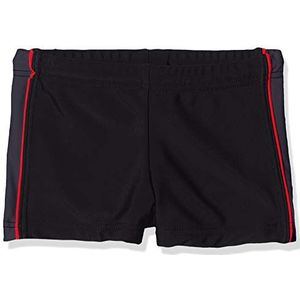 Haute pression jongens badpak, Zwart/Grijs/Rood, 6 Jaren