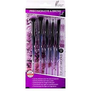 Brushworks HD Precision Eye & Brow Brush Set