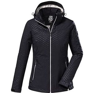 killtec Women's Softshelljack met afritsbare capuchon - KOS 176 WMN SFTSHLL JCKT, dark navy, 38, 38390-000