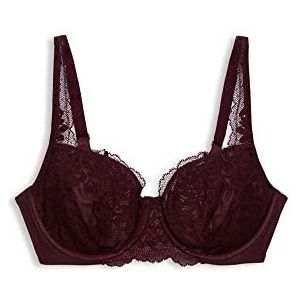 ESPRIT Voorgevormde beha dames Seasonal Lace Rcs Underwire Bc BH,bordeaux rood.,75F