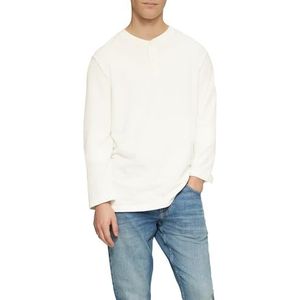 T-shirt - Henley - Longsleeve - Katoen - Gewassen Jersey