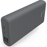 Hama Powerbank Supreme 24000mAh (externe batterij met 1x USB C + 2x USB A, Power Pack gecertificeerd, voor mobiele telefoon, tablet, Bluetooth-luidspreker enz., draagbare oplader klein/krachtig) grijs