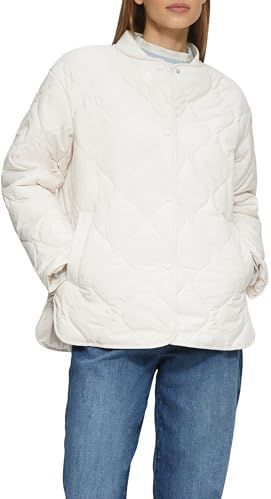 s.Oliver - Gewatteerde Jas - Offwhite - Warm Gevoerd