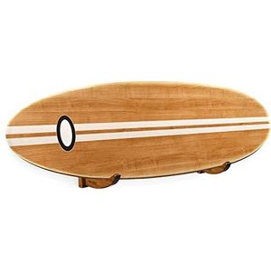 Yes4All Houten surfplank wandhouder, surfplankhouder/paddleboard wandmontage, paddleboard wandrek voor opslag, display en decoratie - paar (DJ3U)