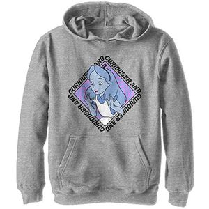 Disney Alice Face Hoodie voor jongens, Sportief Heather, L