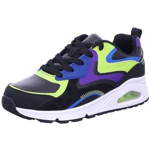 Skechers Jongens Uno Gen1 kleur Surge, Zwart/Rood, 11 Little Kid