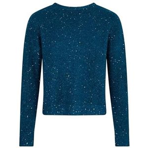 Morgan Omkeerbaar vest met knopen, Eend Ei Blauw, XS