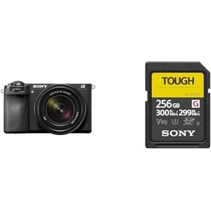 Sony Alpha 6700 Camera with 18-135mm Lens & Sony 256GB SF-G-serie zware geheugenkaart