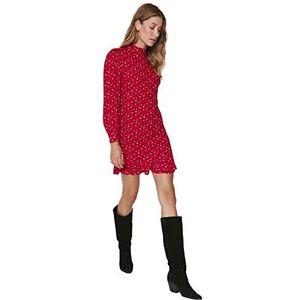 Trendyol Jurk - Multi-Color - A-lijn, Rood, 62