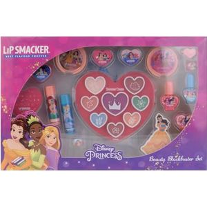 Lip Smacker Disney PRINSES Blockbuster Set, All-in-One Make-upset met Lippenbalsems, Lipgloss, Glanscrèmes & Nagellakken voor de Prinsessenlook van je Kinderen, Haar- & Make-upaccessoires Inbegrepen