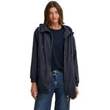 Cecil - B202082 - Damesjas - Navy Blauw - Midi-jas met Capuchon