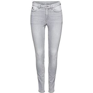 edc by Esprit Skinny jeans met superstretch, Grijs licht gewassen, 25W x 32L
