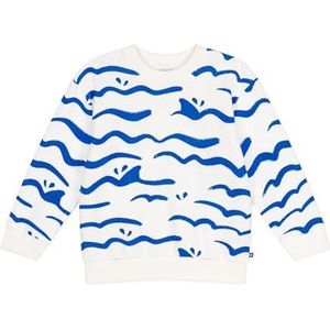 Petit Bateau Sweatshirt voor kinderen en jongens, Wit/Veelkleurig., 3 jaar