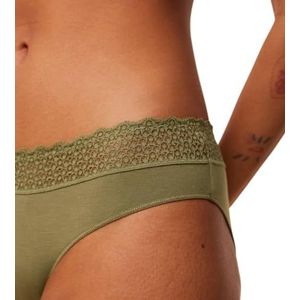 Triumph Dames Feel of Modal Tai Underwear, martini olijf, XS