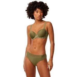 Triumph Dames Feel of Modal Tai Underwear, martini olijf, XS