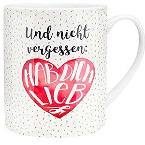 Gruss & Co 45759 XL-Tasse ""Und nicht vergessen: Hab Dich lieb