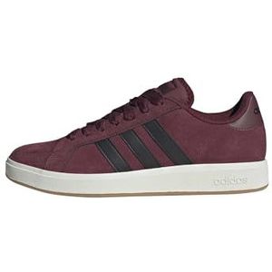 Adidas - Grand Court Base 00s - Suède Sneakers - Bordeauxrood