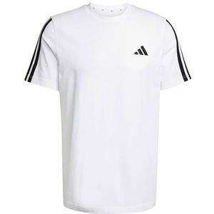 ADIDAS - 3 Stripes - T-shirt - Wit - Katoen