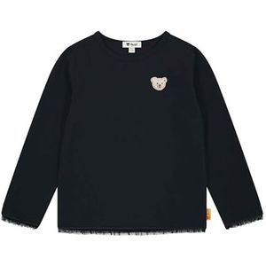 Steiff Steiff T-shirt met lange mouwen EU maat 92 Steiff Navy, sweatshirt met lange mouwen voor kinderen, pullover met lange mouwen, babybovendeel, ideaal basic shirt, comfortabel en zacht,