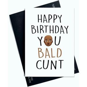 Grappige Grap Aanstootgevende Verjaardagskaart Voor Hem Voor Papa Grappige Grap Kaart Voor Vriend Gelukkige Verjaardag Kale Lachen Nieuwigheid AP110