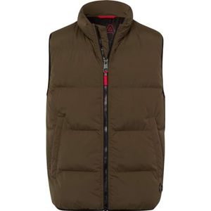 BRAX Style Dino Light Touch Modern Styling gewatteerd vest voor heren, Deep Pine, XL