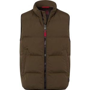 BRAX Style Dino Light Touch Modern Styling gewatteerd vest voor heren, Deep Pine, L