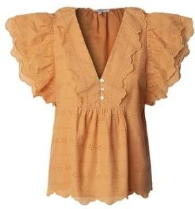 Pepe Jeans Dames DAME Shirt, Oranje (WASHED ORANGE), L, Oranje (gewassen oranje), L