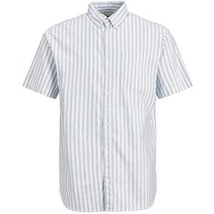 Bestseller A/S Heren Jcomarina Stripe Shirt Ss hemd, Mountain Spring/Stripes: Stripes, XL, Mountain Spring/Stripes: strepen, XL