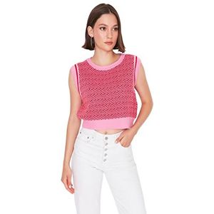 TRENDYOL Dames TWOAW23SV00080/Pembe Sweater, roze, S, roze, S