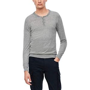 s.Oliver Heren trui met lange mouwen, lichtgrijs, XXL