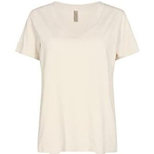 SOYACONCEPT Dames SC-Derby 2 T-shirt, 1620 crème, 100% biologisch katoen