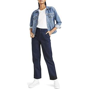Dockers Dames High Waisted Chino Navy Blazer Broek 32, navy blazer, 32