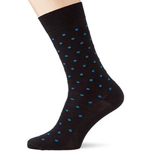 Punto Blanco Katoenen sokken met volant voor heren, Zwart, X-Large