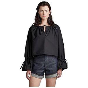G-STAR RAW Dames Sniper shirt met lange mouwen, zwart (dark black A790-6484), XS, zwart (Dk Black A790-6484), XS