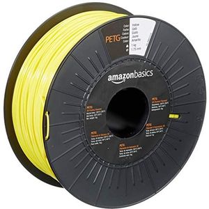 Amazon Basics 3D-printerfilament, PETG, 1,75 mm, geel, spoel van 1 kg