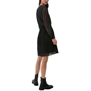 s.Oliver BLACK LABEL dames jurk kort, 42, zwart, 42