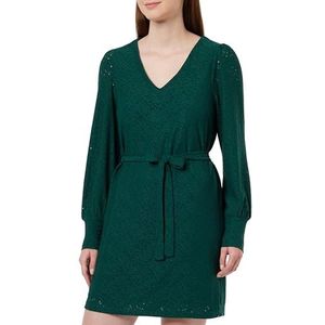 Vila Vipaulina mini-jurk voor dames, V-hals, L/S, groen, S