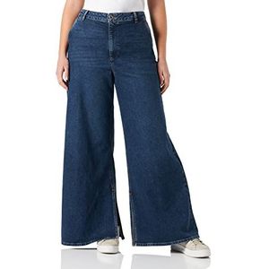 United Colors of Benetton Broek 4YAJDE00V, Denim Blauw 901, 38 Dames