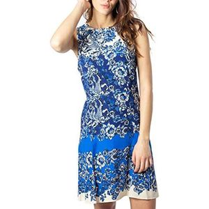 Desigual Vest_atenas jurk voor dames, blauw (Azul Dali 5054), 46