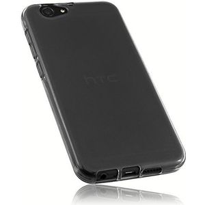 mumbi Hoes compatibel met HTC One A9s mobiele telefoon case telefoonhoes, transparant zwart