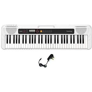 Casio CT-S200WE Casiotone Keyboard met 61 standaard toetsen en begeleidende automaat, wit